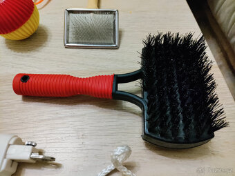 hřeben na psa nůžky na drápky kartáč na psa - 7