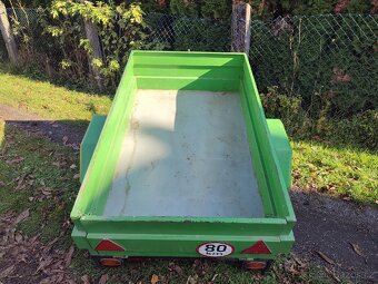 Přívěsný vozík - rok výroby 1984 - zelená barva - 7