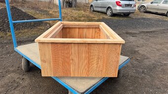 Modřínový vyvýšený záhon 90x62x35 - 7