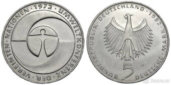 5 Marek Německo 1979 - 1986 pamětní mince, výběr cena za ks - 7