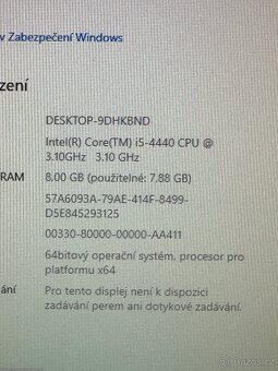 Počítač s i5 4440, 8GB, 500GB, ... 4 gen. Intel - 7