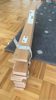 Prodám postel IKEA Neiden 200x90 s roštem Luröy - 7