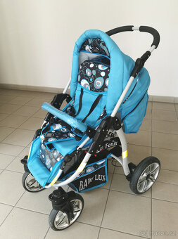 Kvalitní sportovní kočárek Baby Lux se spoustou doplňků - 7