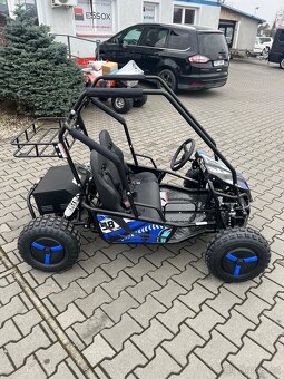 Nová Dětská elektro Buggy až 2500w 2 Mista Modrá - 7