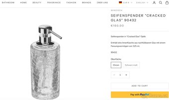 Dávkovač mýdla + dóza, materiál sklo, sleva 70% - 7