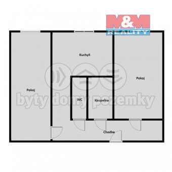 Prodej bytu 2+1, 61 m², Chomutov, ul. Borová - 7