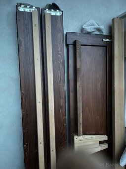 Postel z masivu s úložným místem - Dub - 7