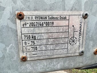 Přepravník RYDWAN Euro A750 2020 - 7