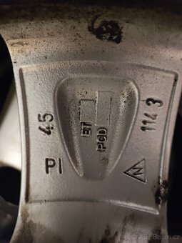 Prodám alu disky+zimní pneu - 7