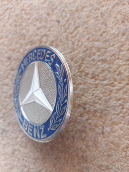 Znak na předválečné Mercedesy 20.-30.léta (chrom + smalt) - 7
