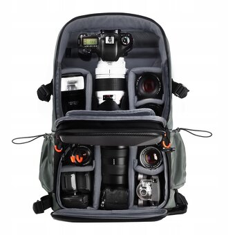 Batoh Foto Velký 32L K&F Concept na DSLR fotoaparát Notebook - 7