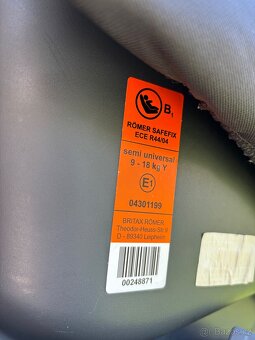 Autosedačka Britax Romer 9-18kg isofix - 7