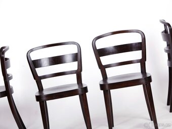 Celodřevěné jídelní židle po renovaci. 4ks - 7