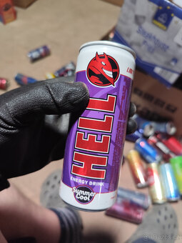 Plechovky od Energy Drinků Hell - 7