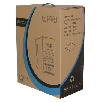 Nová PC skrinka middle ATX bez zdroja - 7