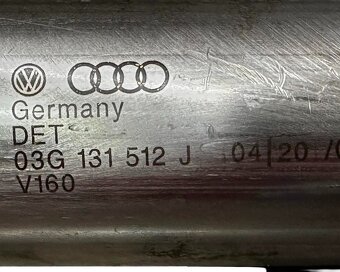 EGR chladič zpětného vedení 03G131512J VW Passat B6 2007 - 7