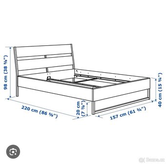 Postel Ikea Trysil 140x200 - 7