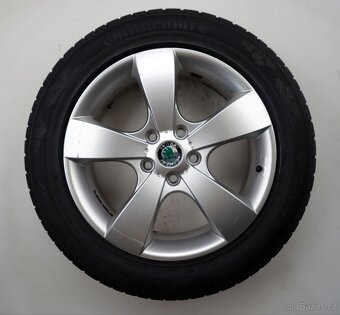 Škoda Octavia - Originání 17" alu kola - Letní pneu - 7