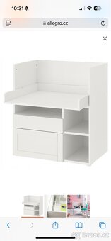 Přebalovací pult/ psací stůl Ikea Smastad, 90x79x100cm - 7