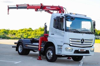 HÁKOVÝ NOSIČ KONTEJNERŮ HYDRAULICKÁ RUKA MERCEDES ATEGO EU6 - 7