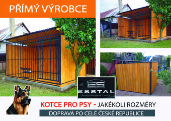 Voliéra –kotec pro psa, pro velká plemena. - 7