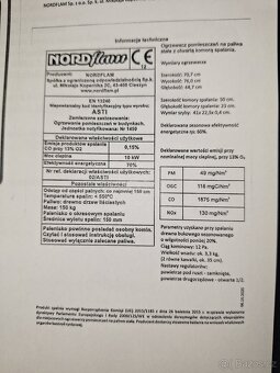 Krbová Kamna Nordflam Asti 10Kw - 7