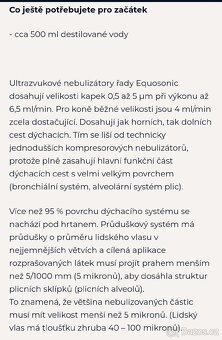 Inhalátor pro koně Equosonic Private Starter pack - 7