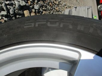 ALU kola 5X108 FORD 7,5X18 ET48 pneu 235/45/18 - 7