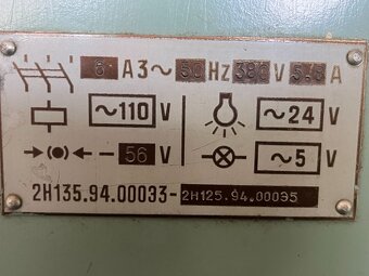 96. Sloupová vrtačka 2H 125 - 7