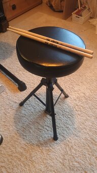 Elektrické bicí Yamaha DTX450K + kombo Laney AH40 + přísluše - 7