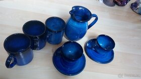 Modrá keramika z Kréty, ruční výroba - 7