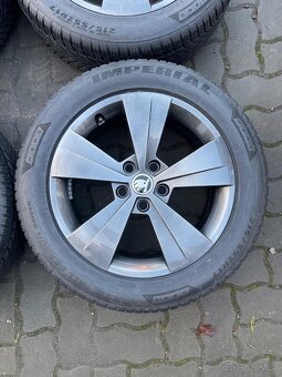 ORIGINÁL Alu Škoda TRITON R17, 5x112 - TOP STAV - 7