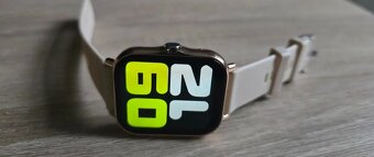 Zlaté chytré hodinky s funkcí volání,notifikací - 7