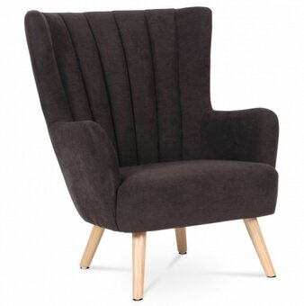 Nabízím Křeslo ušák AK-311 hnědá látka - 7