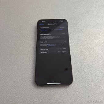 iPhone 15 Pro Max 256GB, natural titan, 100% baterie - 7