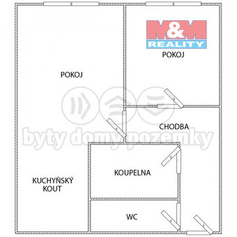 Pronájem bytu 2+kk, 45 m², Praha - Stodůlky, ul. Zázvorkova - 7