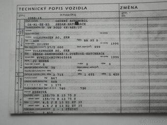 Levá směrovka Volkswagen Polo - 7