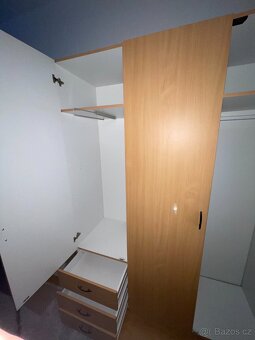 Obývací stěna, komoda + šatní skříň - 7