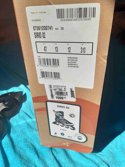 Prodej kolečkové brusle Sirio velikost 47, kolečka 82 - 7