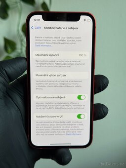 iPhone 12 mini 64GB červený - 100% baterie - 7