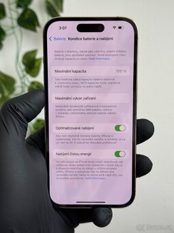 iPhone 14 Pro 128GB zlatý - 100% baterie (eSim) - 7
