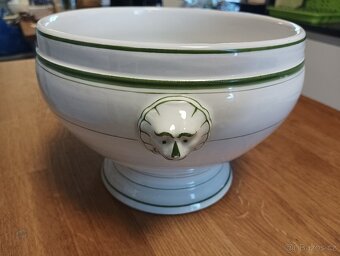 STAROŽITNÁ SECESNÍ PORCELÁNOVÁ MÍSA PIGOIS & JACQUET FRANCIE - 7