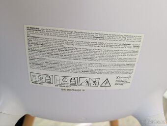 Dětská jídelní židlička Kinderkraft FINI šedá - 7