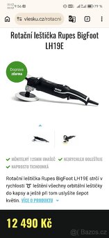 Rotační leštička Rupes LH19E - 7