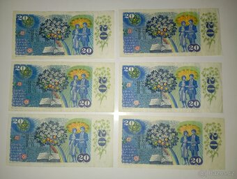 BANKOVKY 20 KČS 1988, OBĚ VYDANÉ SÉRIE - 7