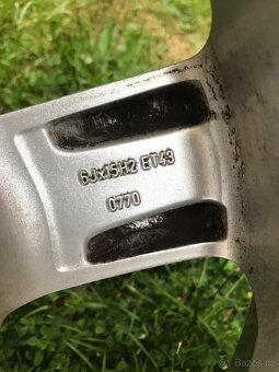 Alu kola 5x100 r15 Škoda - 7