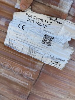Příčkovky Porotherm 11,5 PROFI DRYFIX(49,7x11,5x24,9) - 7