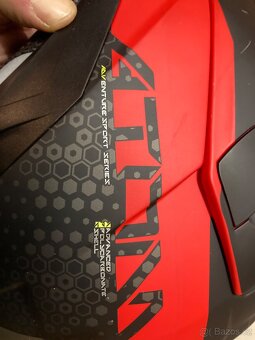 Helma MT ATOM SV ADVENTURE MATT RED vel. M - 7