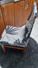 Potahy/povlaky na židle 4ks & - 7
