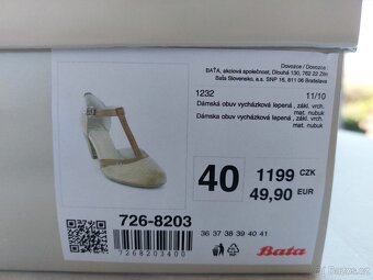 Dámská vycházková obuv vel. 40 Bata - 7